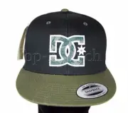 DC Shoes VC BRIDE -M Snapback Hat / Cap Black / Army Green Size Adjustable