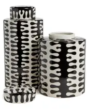 Tozai Set Of 2 Jigsaw Jars