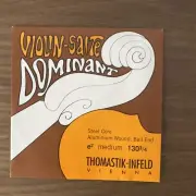 Thomastik Dominant 3/4 Size Violin Strings 3/4 Steel E String, Ball End