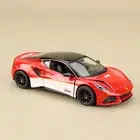 2023 Lotus Emira Heritage Model Car Red and White 1:34 12.5cm DieCast PullBack