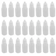 100PCS 15Ml Empty Plastic Squeezable Dropper Bottles Eye Liquid Dropper Refillable Bottles Transparent white