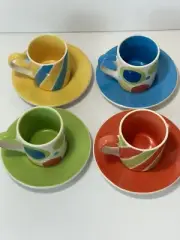Adorable & Whimsical Whittard of Chelsea Espresso Cups and Saucers