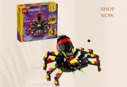 LEGO Creator 3in1 Wild Animals Spider Toy - Building Kit for Kids (31159)