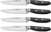 [Wüsthof] Steak Knife Set, Epicure Slate 1071160401, 4 Pieces, Ergonomic Handle, Sharp Meat Knives