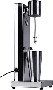 Commercial Electric Milkshake Mixer 2 Speeds Smoothie Maker Blender Drink Mixer Stainless Steel Electric Milk Foam Beverage Blender for Creamy Milk Shakes, Protein Shakes, Cocktails Or Smoothies