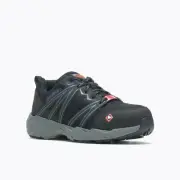 MERRELL WORK Men's Fullbench Superlite Alloy Toe Work Shoe Black - J17531, Black