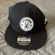 NEW 2021 TaylorMade Spider Launch Black Snapback Golf Hat/Cap