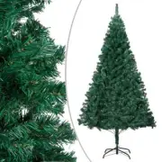 NNEVL Artificial Christmas Tree with Thick Branches Green 210 cm PVC