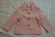 Gymboree FOX TROT Pink Corduroy Blazer Hunting Jacket Coat NWT 3 4