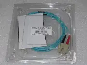 LC-SC-MD125-2M FIBER LC to SC MULTI-MODE DUPLEX 50/125 10GB Aqua Fiber Optic