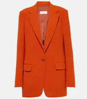 [Dries Van Noten] Dries Van Noten Crêpe blazer AU 6 orange