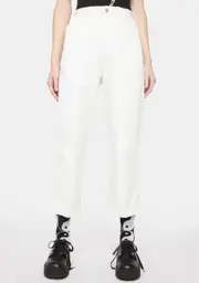 [Obey] White Carpenter Pants