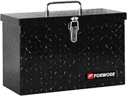 Forwode 16 Inch Truck Tool Box for Pickup Truck Bed RV Toolbox Truck Bed Toolboxes with Foldable Top Handle,16"X7.5"X10",Black
