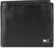 [Tommy Hilfiger] Men's Leather Slim Billfold Wallet