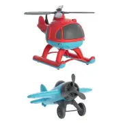 Aurora Toys - Wheatley - 10" Plane & Helicopter Versatile Toys