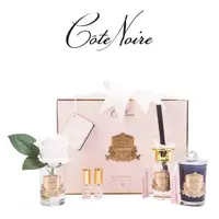 在飛比找momo購物網優惠-【Cote Noire 寇特蘭】法式粉紅玫瑰香氛禮盒組