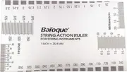 Double Sided Multi Function String Action Ruler Gauge Tool Both Metric & Imperial,Guitar Measuring Ruler,Luthier Tool for Electric, Acoustic & Bass Guitars