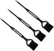 Baluue 3pcs Hair Dye Brush Set Hair Tint Applicator Brush for Professional Salon Home Use Random Color