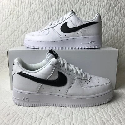 Nike ID By You Air Force 1 Shoes Women’s SZ 7.5 White Black DN4165-991