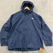 The North Face Antora Rain Hoodie Jacket Mens 3XL Dryvent NWT Shady Blue Navy