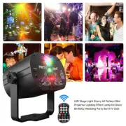 LED 60 Pattern Laser Projector RGB Stage Lighting KTV Party DJ Disco Light Club