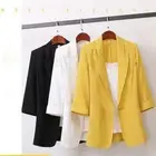 6-24 3/4 Sleeve Plus Size Blazer Jacket Coat Suit