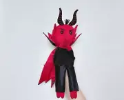 Lucifer, the devil - hand puppet