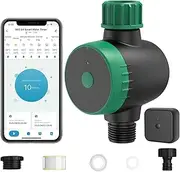 SEC 24 Irrigation Computer WiFi, Watering Clock Smart with Wi-Fi Hub and App Remote Control, Automatic Watering Timer for Garden, Alexa Voice Control, Tap Timer