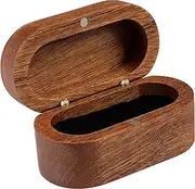 Musiin Walnut Wood Guitar Pick Holder with Magnetic Opening - Sturdy Guitar Pick Storage Box Display Case Jewelry Box for Men Women Teens Adults - Ideal for Guitar Picks Accessories