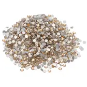 SS12/1440Pcs Glass Diamante Rhinestone, Man Made Gems, Champagne