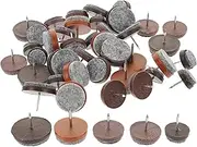 LIFKOME Protective Office Chair Mat for Carpet 50pcs Felt Furniture Feet Mats Strong Fixation
