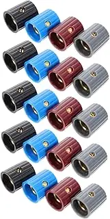 TEMPNAP 20Pcs Guitar Volume Control Knob Potentiometer Accessory for Amplifiers Effects Pedals Includes Wine Knobs Easy Installation Replacement