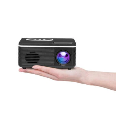 NNEDSZ Portable Mini Projector - 80 Lumens 1080P Support 320X240 Pixels