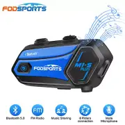 M1-S Plus 8Rider Motorcycle Intercom Headset Bluetooth Helmet Moto Fodsports FM