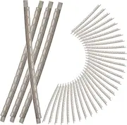 UPKOCH 40Pcs Durable White Copper Guitar Fret Wires for Acoustic and Electric Guitars for Beginners and Repairs Fret Replacement Supplies