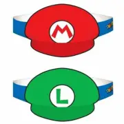 Super Mario Bros Party Hats