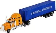 Abaodam Detailed Model Car Carrier Trailer Large Semi Truck Engine Toy Boys Who Love Cars
