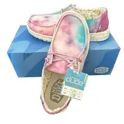 Hey Dude Wendy Dreamer Unicorn Youth Size 5 Shoe Sparkles Brand New With Box!