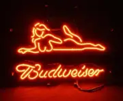 Live Nudes Girl. Pole Dance Light Beer 20"x16" Neon Sign Lamp Real Glass Bar