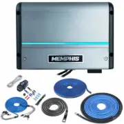 Memphis MM500.4V 500W 4-Channel Marine Amplifier with Amp Kit