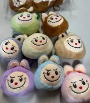 Labubu Doll Monster Keychains Hanging Chain Cute Figure Cartoon 12pcs