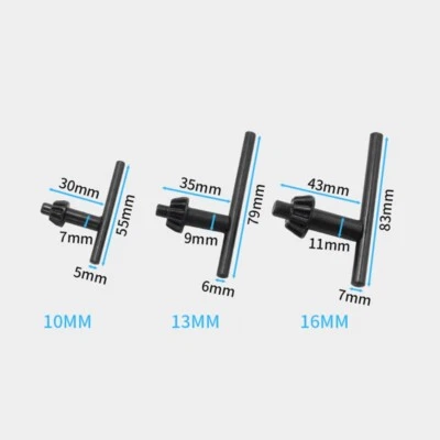 Chuck key Replacement T-Handle Tool Drilling For Electric Drill Clamp Manual