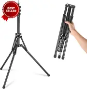 70" All Metal Light Stand 180°Reversible Legs for Photography Softbox Ring Light