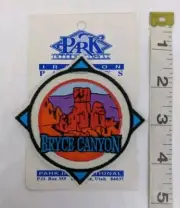 Vintage Bryce Canyon National Park Rock Hoodoos Souvenir Embroidered Patch NEW