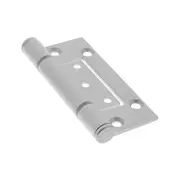 McCallum Door Hinge Aluminium Offset Fast Fix 100mm Satin Natural Anodised