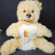 Vintage Steiff Mimic Bear Elbow Puppet w/Ear Tag 3490/45 New with Tags