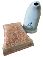 Salt Inhaler Health Himalayan Salt Pipe with free 200g Salt - Blue Colour