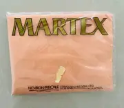 Vintage Martex Twin Fitted Sheet Extra Long No Iron Percale Peach