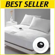 Customize Your Comfort with Full Size Electric Heated Mattress Pad - 10 Settings