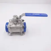 FNW 1-1/2" Full Port Stainless Steel Ball Valve w/Locking Handle 1000 GWP